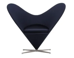 Křeslo Heart Cone Chair, Hola dark blue