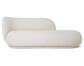 Sofa Rico bouclé, off-white