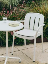 Zahradní stůl Deville Ø55, cream white
