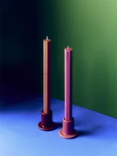 Svícen Tube Small, berry pink