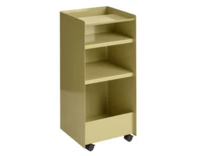 Stolek Folded Trolley Tall Open, dark beige green