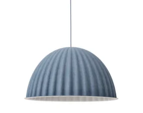 Závěsná lampa Under The Bell Ø82, blue grey