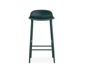 Barová židle Form 65 cm, green/steel