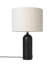 Stolní lampa Gravity large, blackened steel
