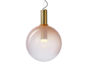 Závěsná lampa Phenomena, flamingo pink/silver