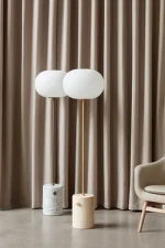 Stojací lampa JWDA, white marble