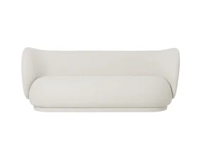 Sofa Rico bouclé, 3–seater, off-white