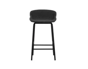 Celočalouněná barová židle Hyg Barstool 65, black/main line flax