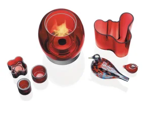 Váza Aalto 160 mm, cranberry