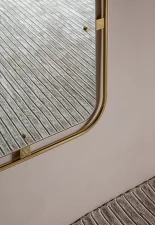 Zrcadlo Nimbus Rectangular, polished brass