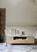 TV stolek Whitebird, oak