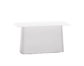 Odkládací stolek Metal Side Table L, soft white