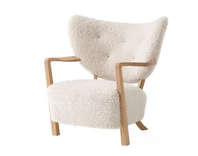 Křeslo Wulff ATD2, oak/Sheepskin Moonlight