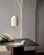 Závěsná lampa Donna 18, linen