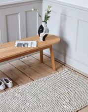 Koberec Peas 170x240cm, soft grey