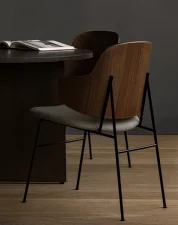 Jídelní židle Penguin, walnut/Re-Wool 218