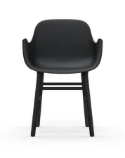 Židle Form s područkami, black/black