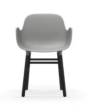 Židle Form s područkami, grey/black