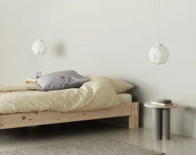Stolek Dit, grey white carrara