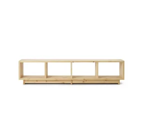 Knihovna Plank Low, pine