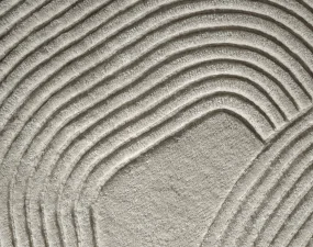 Koberec Zen Shaped 140x145, light grey