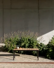 Lavice Ville AV27, warm black / teak