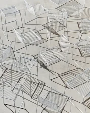 Barová stolička Hee Bar Stool Low, hot galvanised