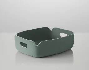 Koš Restore Tray, dusty green