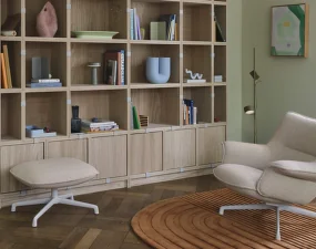 Křeslo Doze Lounge Chair Low, Heart 7 / grey