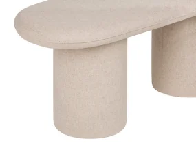 Čalouněná lavice Rull, classic beige wool