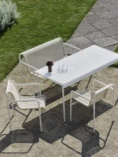 Židle Palissade Cord Dining Armchair, cream white