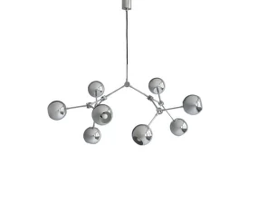 Závěsné svítidlo Drop Globe Mini, chrome (5m)
