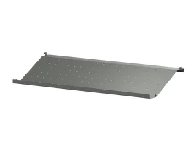 Police String Shoe Shelf Metal 78 x 30, dark grey