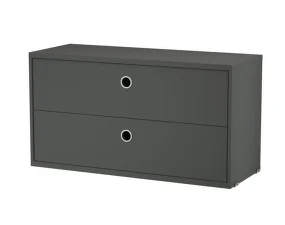 Komoda String Chest With Drawers 78 x 30, dark grey