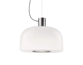 Závěsné svítidlo Bellhop Glass S2, bright aluminum