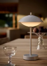 Přenosná lampa Clam™, nine grey
