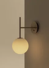 Nástěnná lampa TR Bulb Suspended, brushed brass