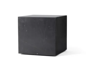 Odkládací stolek Plinth Cubic, Nero Marquina