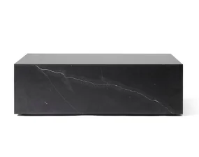 Konferenční stolek Plinth Low, Nero Marquina