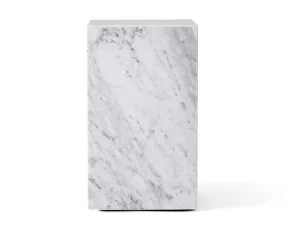 Odkládací stolek Plinth Tall, Carrara