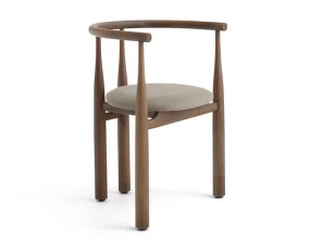 Židle Bukowski, walnut/Linara 342