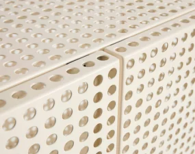 Komoda Perforated Cabinet Floor Small, eggshell