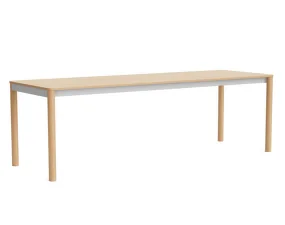 Stůl Annex Flush 240x80, anodized/lacquered oak