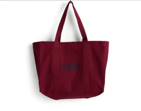 Plátěná taška Shopper Bag M, burgundy