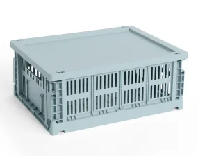 Plastové víko Colour Crate M, dusty blue