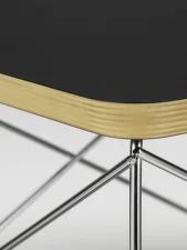 Occasional Table LTR HPL Black, stainless steel