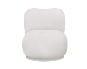 Křeslo Rico Lounge Piccolo Bouclé, off-white