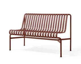 Zahradní lavice Palissade Dining Bench bez područek, iron red