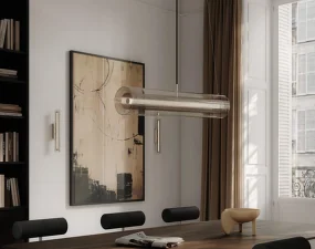 Závěsná lampa Frame Fat, chrome