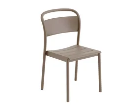 Židle Linear Steel Side Chair, taupe